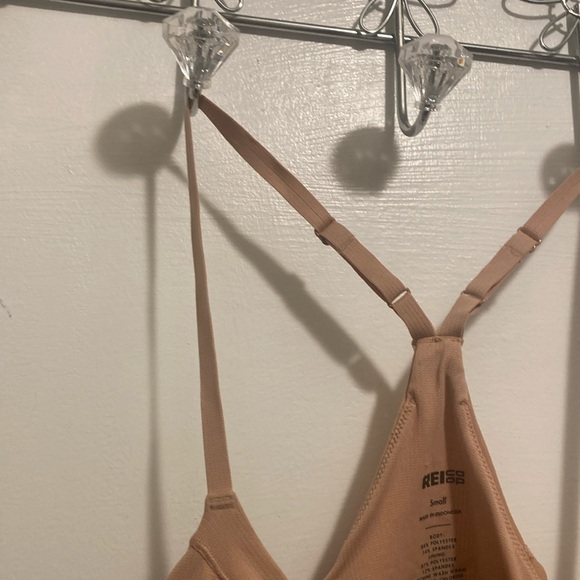 REI Tan Minimalist Bra with Strappy Details - Picture 4 of 6